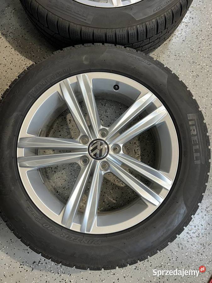 Oryginalne koła zimowe FELGI 18 VW Tiguan II Wrocław sprzedam