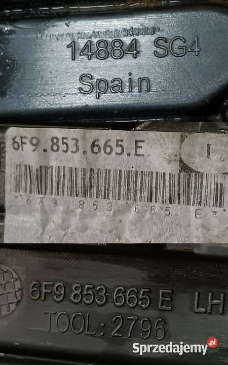 SEAT ARONA KRATKA ZDERZAKA LEWY PRZÓD 6F9853665E wielkopolskie Pleszew
