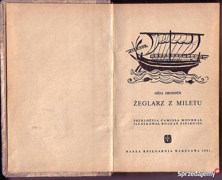 6711 ŻEGLARZ Z MILETU GEZA HEGEDUS Czyrna sprzedam