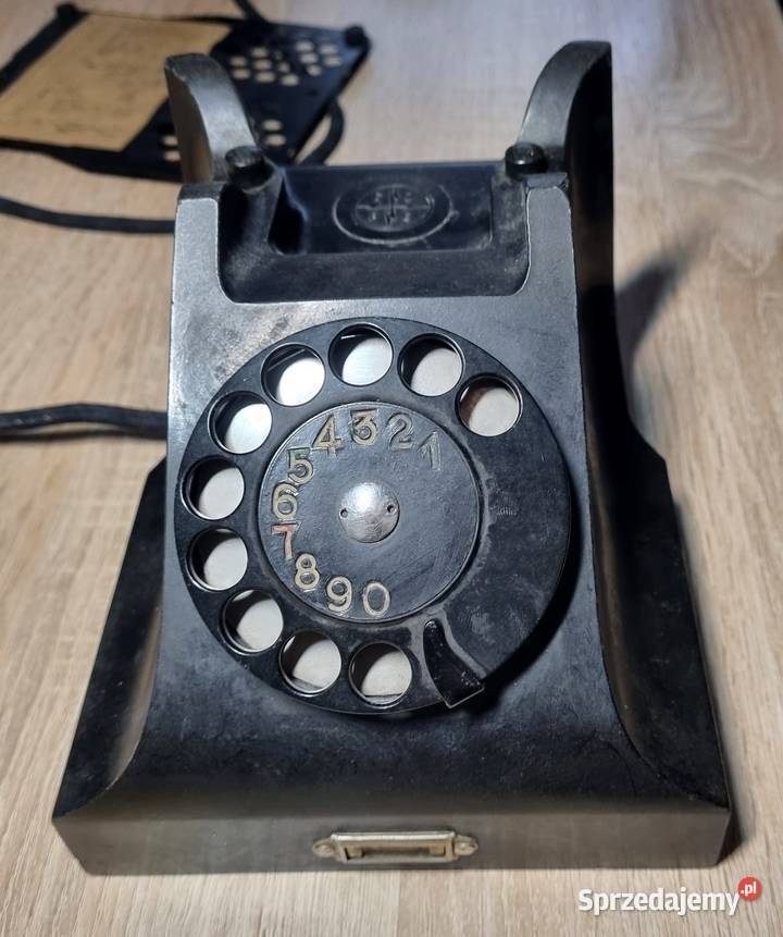 Zabytkowy telefon CZPE DC21 pierwszy powojenny Białystok