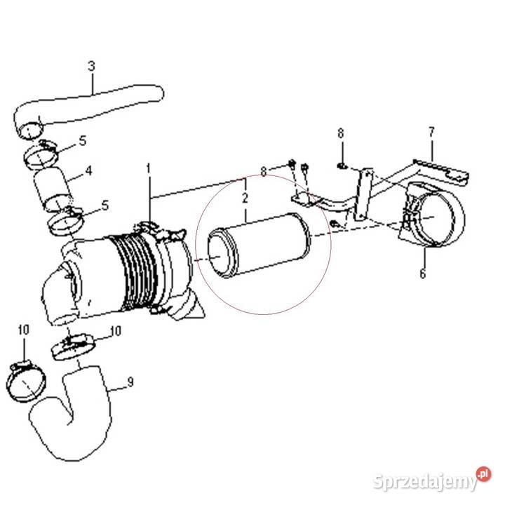 Zestaw komplet filtrów do ciągnika LS Tractor