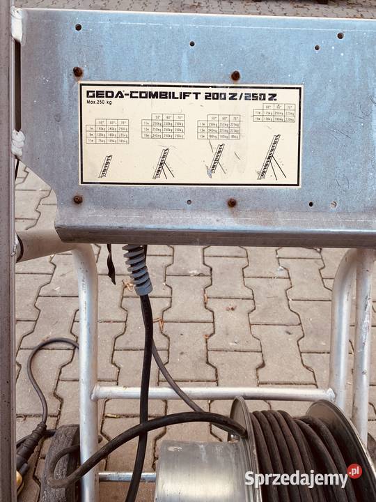 Winda dekarska Geda Combilift 200Z drabina Poznań sprzedam