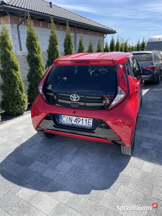 TOYOTA AYGO 2020 23 przebiegu Czerwona kujawsko-pomorskie Inowrocław