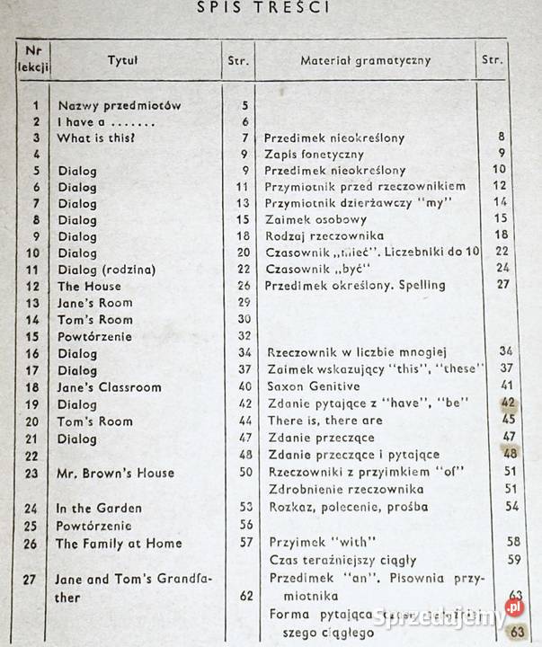 My english book Jan Mickunas Rok wydania 1980 Chełm