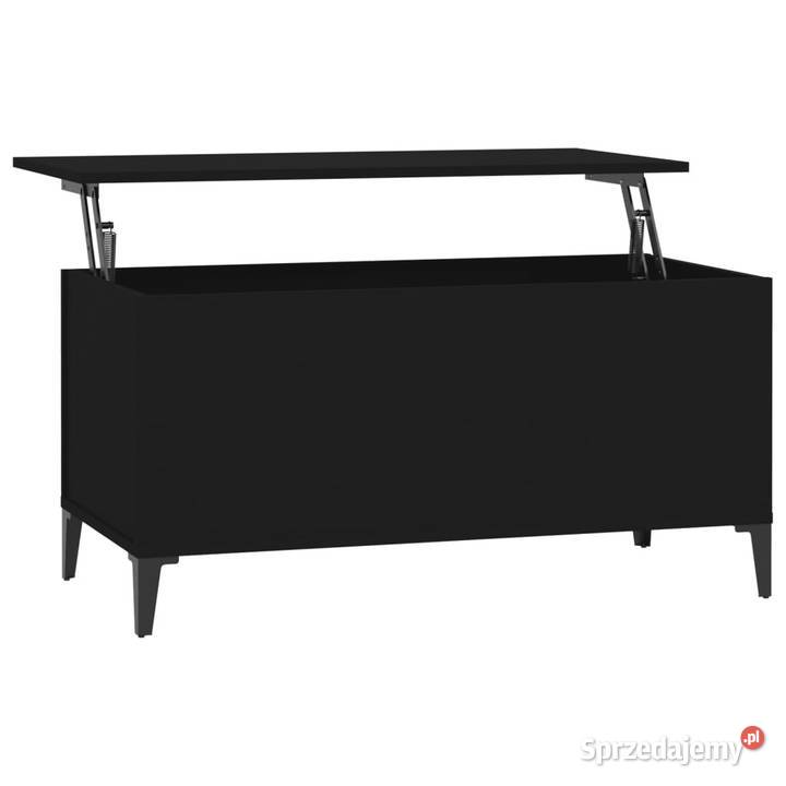 Stolik kawowy czarny 90x445x45 materiał mazowieckie Warszawa