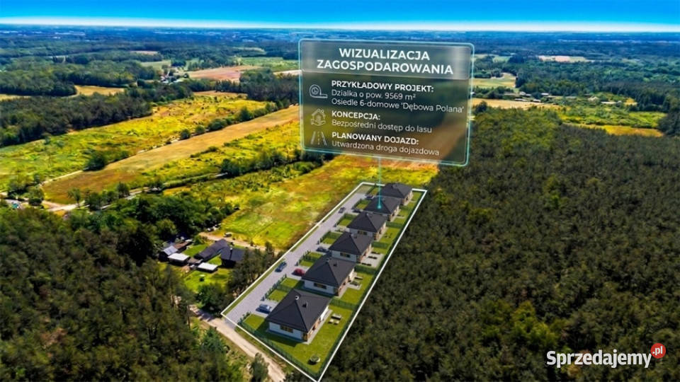 Na sprzedaż teren inwestycyjny pod małe osiedle Sprzedaż Redlanka