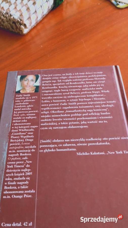 o pięknie zadie smith Poznań