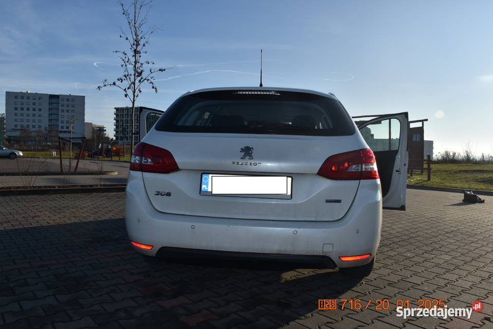 Peugeot 308 sw 16 bluehdi 120 2016r ogranicznik prędkości Lidzbark Warmiński sprzedam