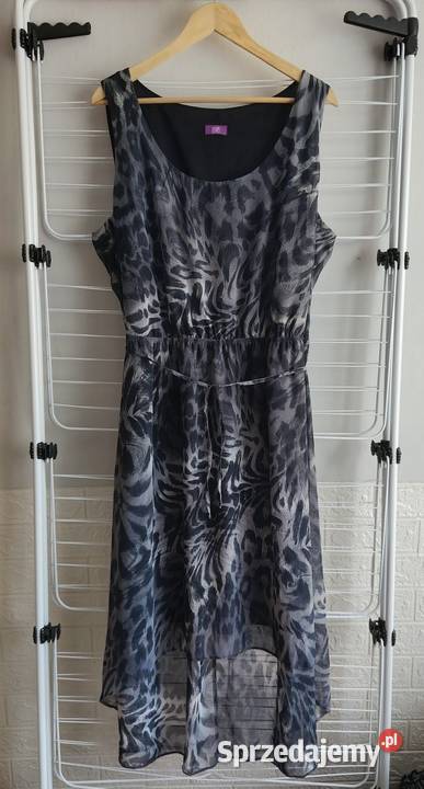 Letnia sukienka plus size rozmiar 52 bez rękawa Sandomierz