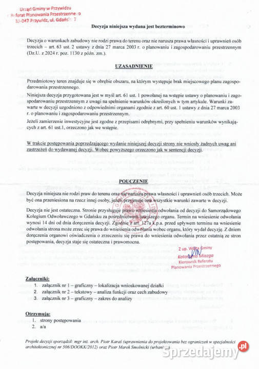 Grunt Gromadzin 3253m2 pomorskie