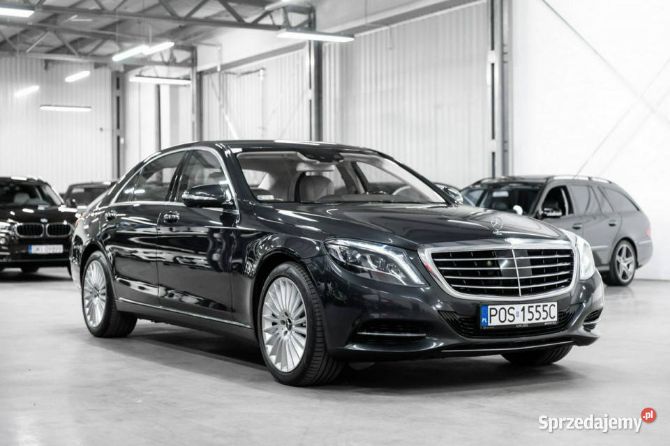 Mercedes S 500 4Matic Long 47 V8 455 Salon aluminiowe felgi małopolskie Węgrzce