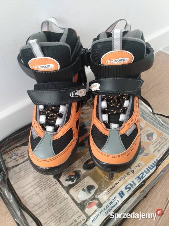 Łyżwy regulowane 2831 hy skate yunior nowe Sienno