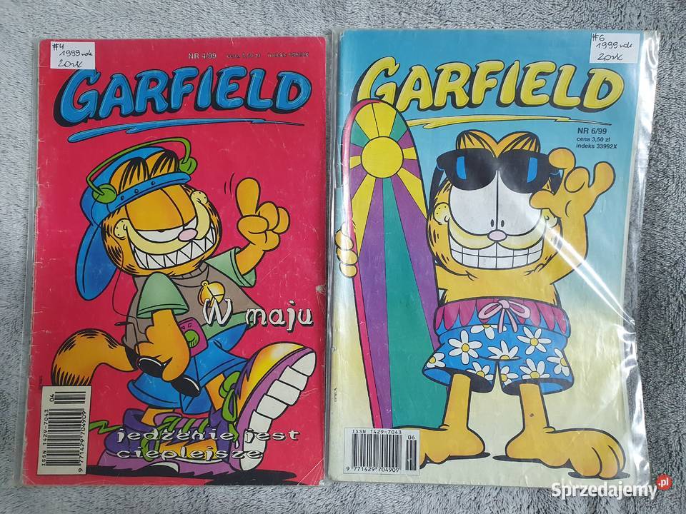 Garfield zestaw 16 komiksów lata 90te Gdynia