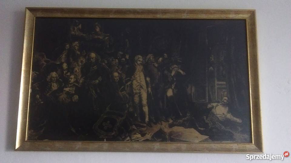 Reprodukcja Rejtan upadek Polski Malarstwo Warszawa sprzedam