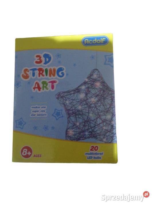 3d string art światełka śląskie Zawiercie
