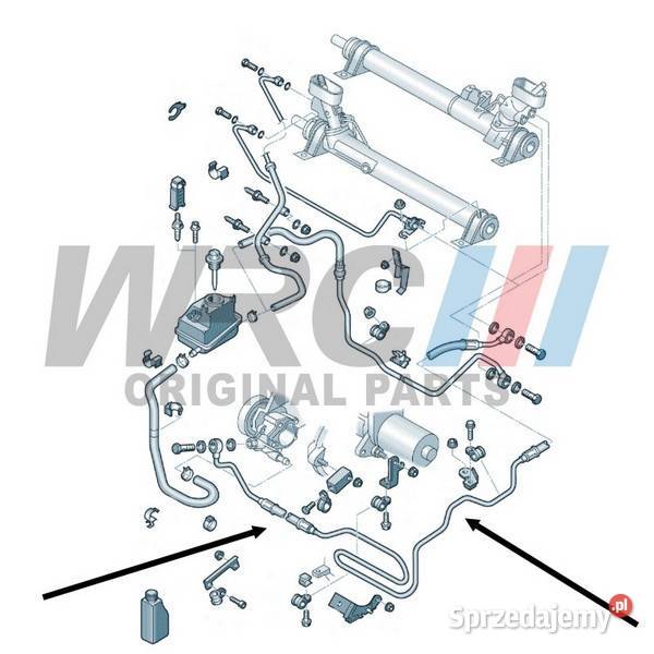 Przewódwąż pompy wspomagania Audi A3 Seat Leon Bydgoszcz sprzedam