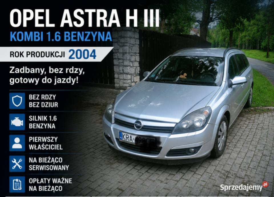 Opel Astra kombi 105KM Astra Skała