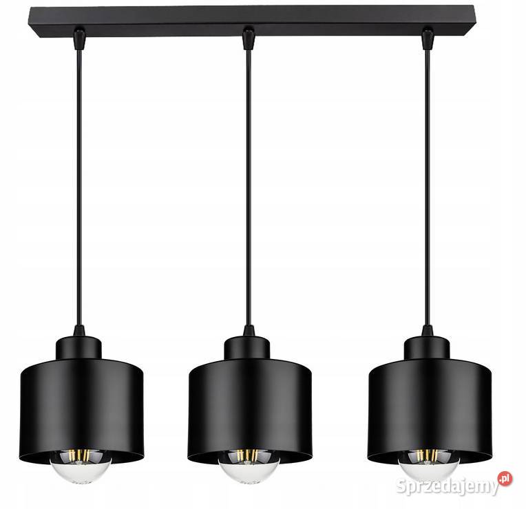 LAMPA WISZĄCA ŻYRANDOL PLAFON LED potrójna Choroszcz