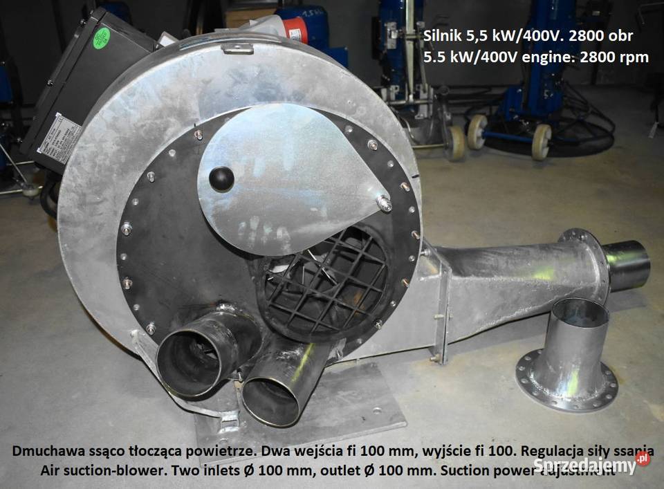 Dmuchawa ssąco tłocząca 55kW2800 obr Poznań