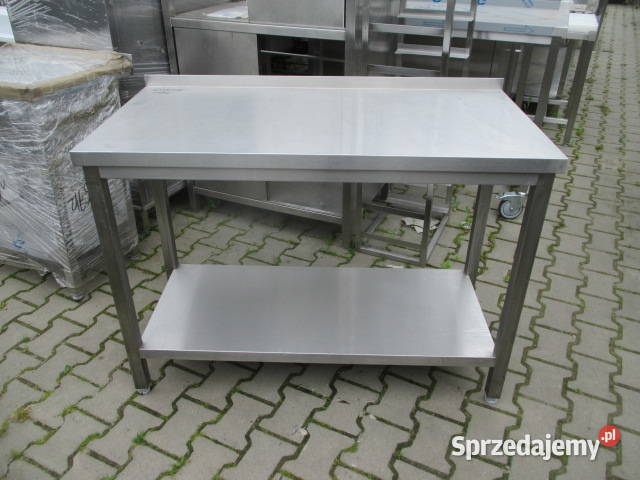 STÓŁ GASTRONOMICZNY Z PÓŁKĄ PRZYŚCIENNY 1206085 Ostrów Wielkopolski