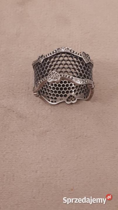 pierścionek srebrny Pandora