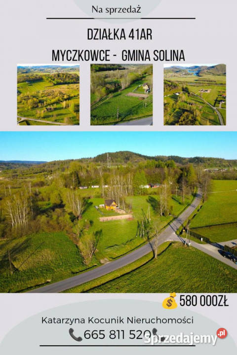 Działka Myczkowce 4134m2