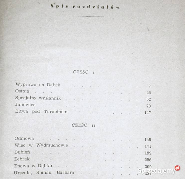 Rozstaje Jerzy Putrament Chełm sprzedam