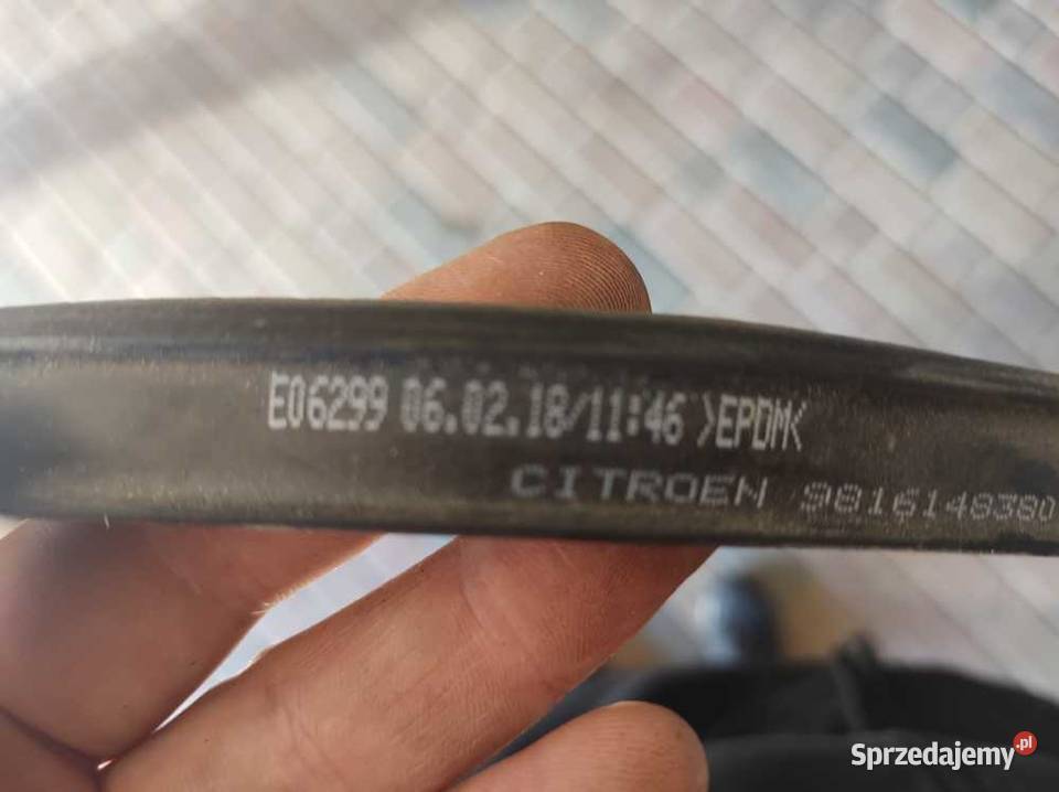 Uszczelka drzwi przednich 9816148380 Citroen C3 wielkopolskie