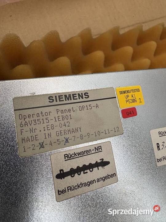 Siemens 6AV35151EB01 HMI Panel Warszawa sprzedam