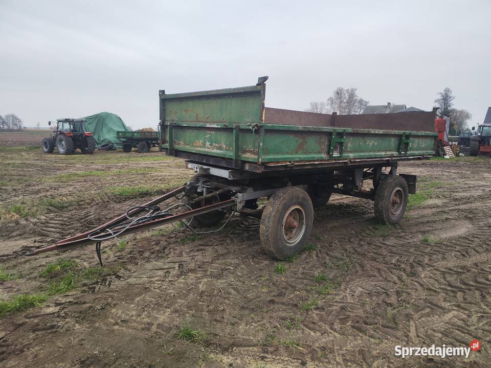 Przyczepa wywrotka 2 strony Hl6011 rolnicza 6 Gradzanowo Włościańskie
