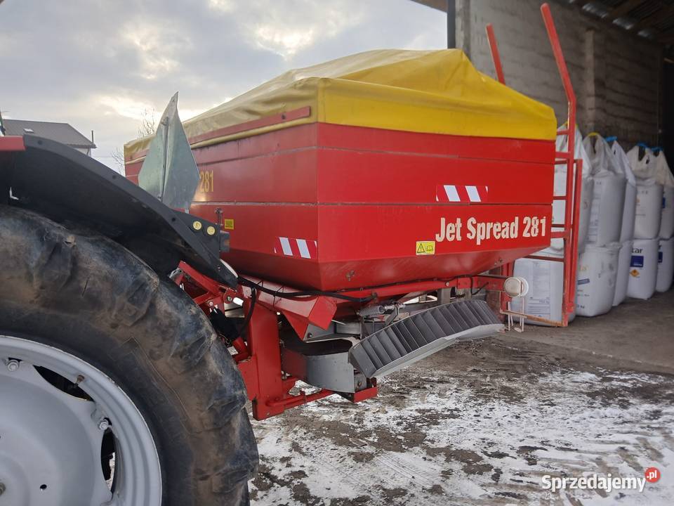 Rozsiewacz nawozu Agram Jet Spread 281 2tony nieuszkodzony Wieluń