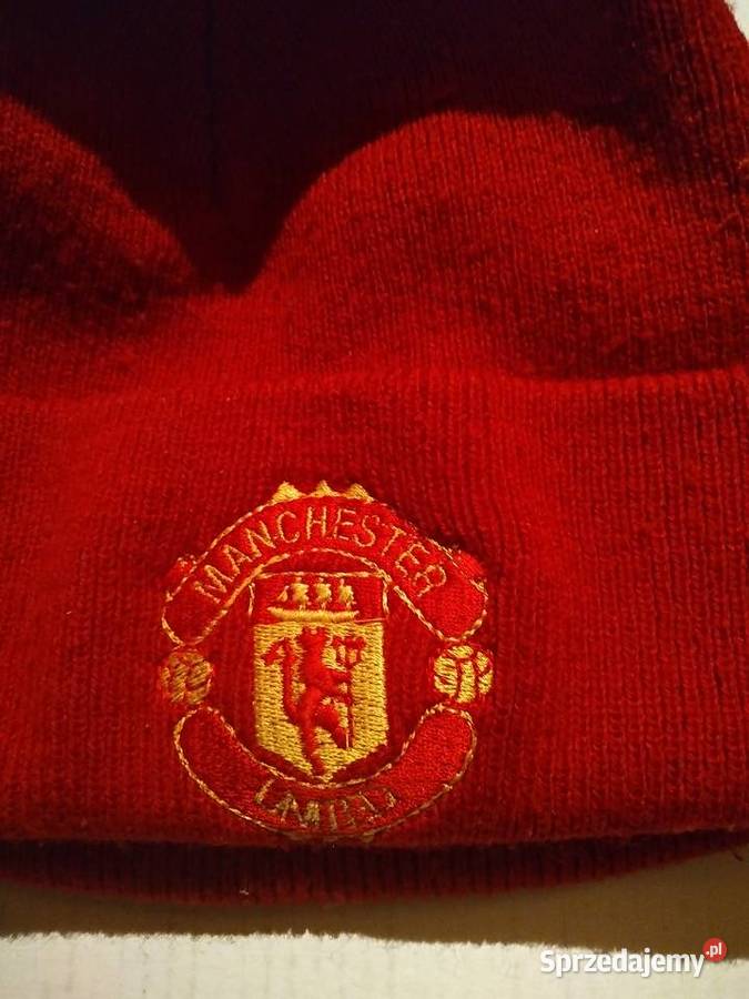 Czapka zimowa z logo Manchester United wyszywane Gliwice