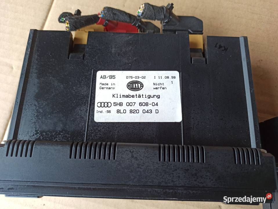 Audi A4 B5 panel klimatyzacji Climatronic osobowe Wyposażenie wnętrza Bolesławiec