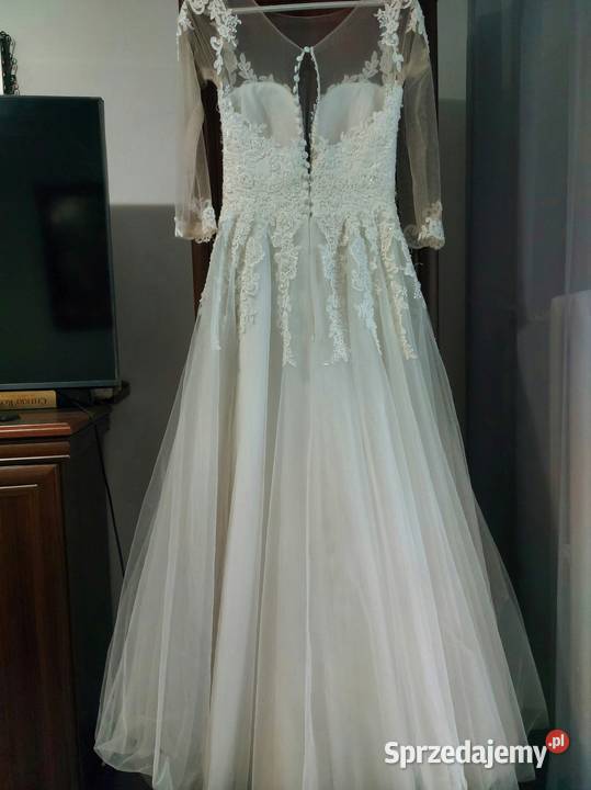 Suknia ślubna o kroju księżniczki Damska sprzedam