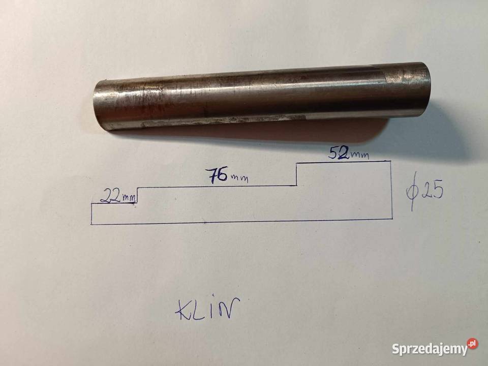 Klin do prasy zabierak palec fi 25 długość 149mm Bydgoszcz sprzedam