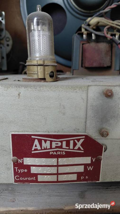 Radio Lampowe Amplix małopolskie Krzykawa sprzedam