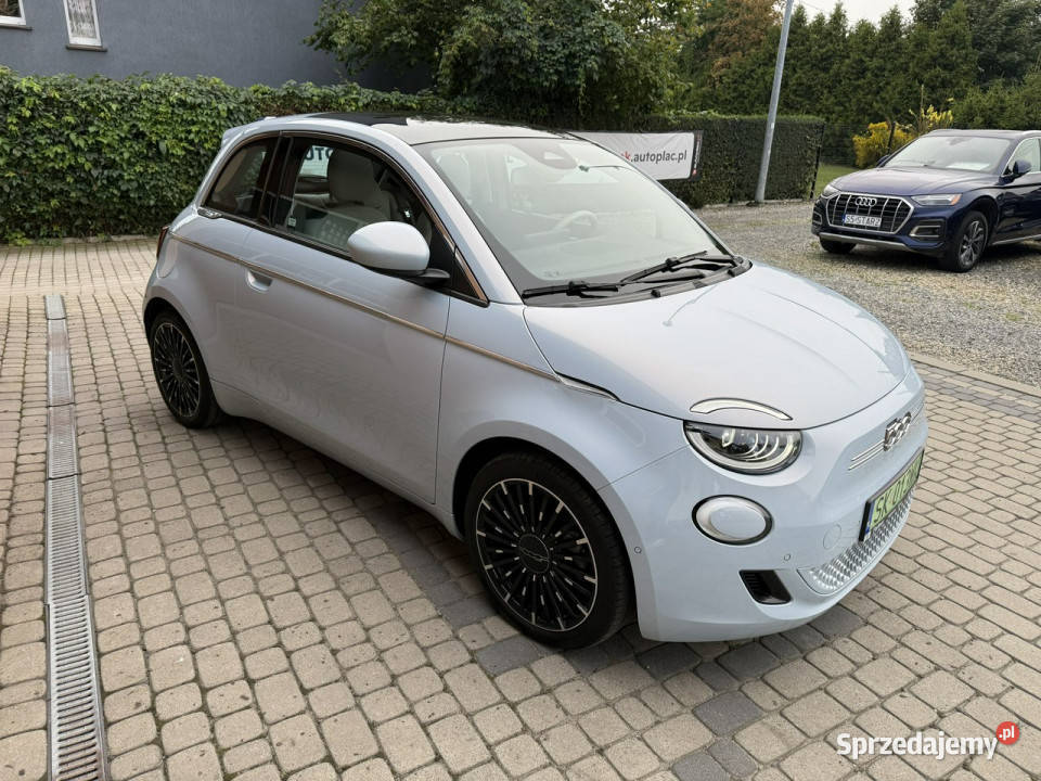 Fiat 500e La Prima Krajowy 1Właściciel Vat23 Orzech