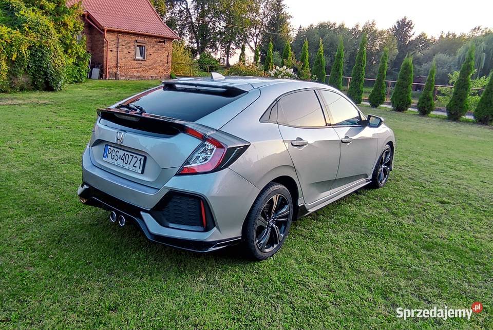Honda Civic X 15 VTEC Turbo 182 2019r wielkopolskie Poniec