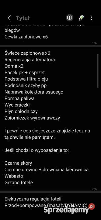 Sprzedam bądź zamienie cls w219 Szczecin