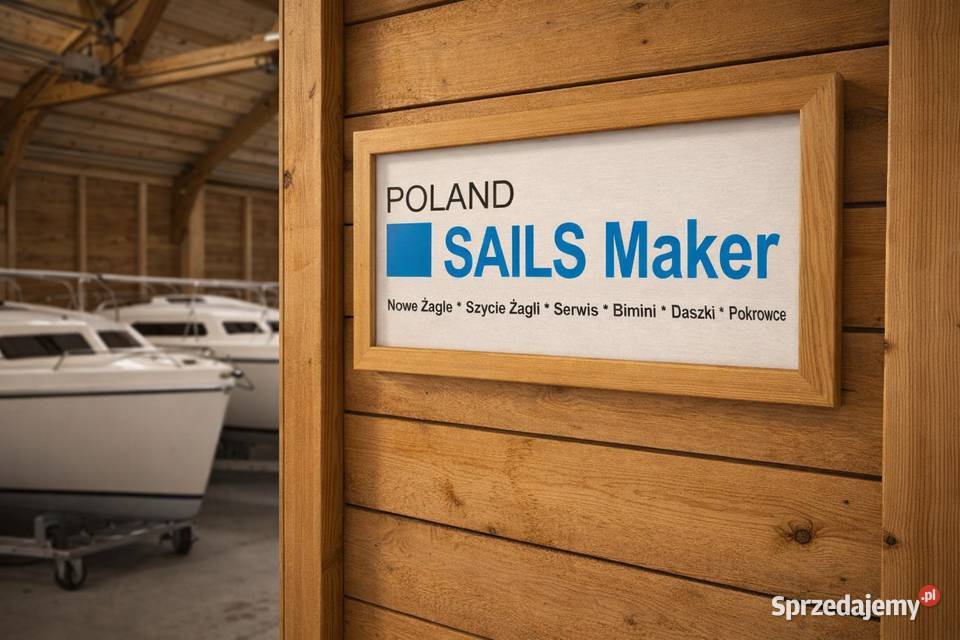 Żagiel Fok do łódki Sportina 595 Sails Maker sprzedam