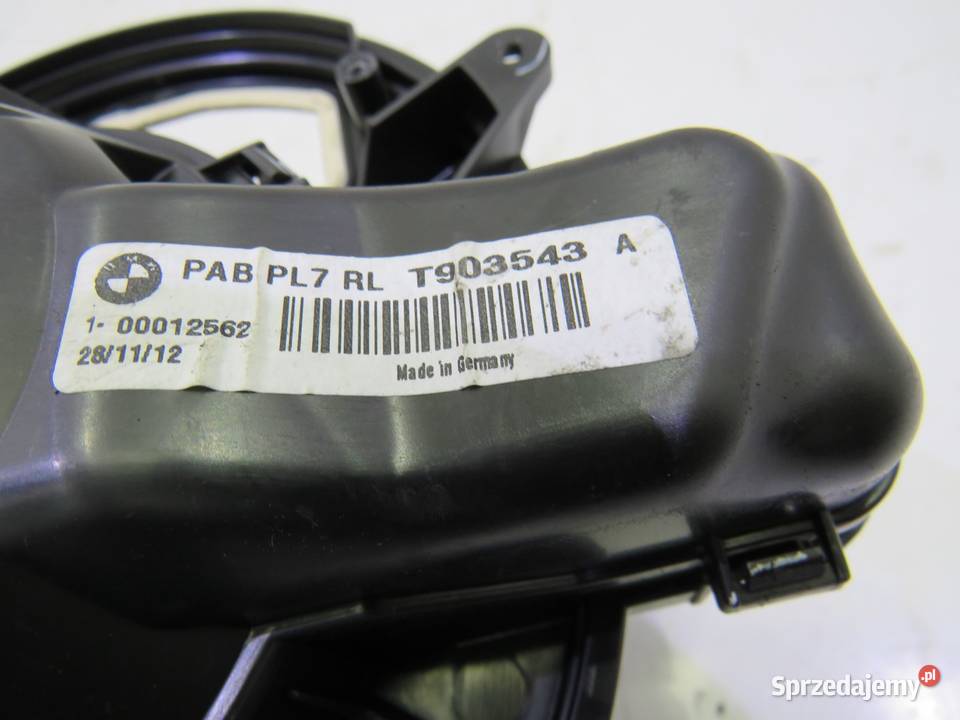WENTYLATOR DMUCHAWA BMW 1 F20 T903543