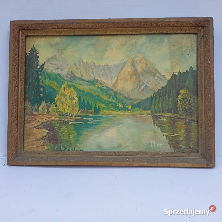 Pejzaż Stary Obraz śląskie sprzedam