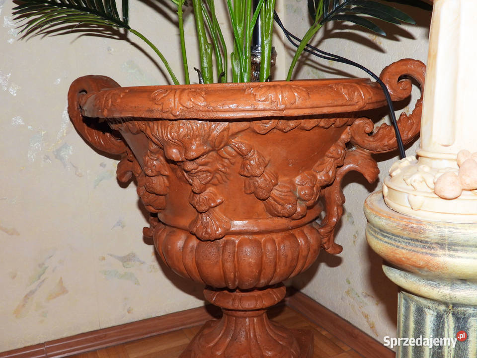 Donica ogrodowa z terakoty antyk Fornace Masini Przemyśl