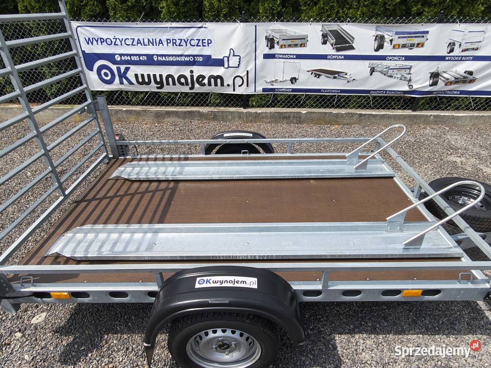 Wypożyczalnia Wynajem Przyczepa do przewozu 2x Wiola Włocławek
