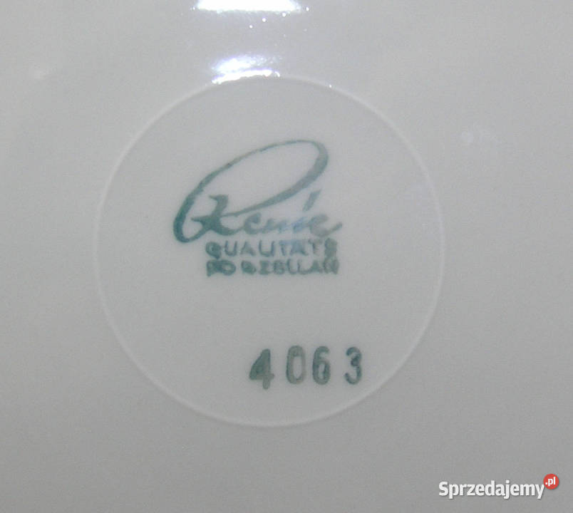 talerz vintage deserowy kolekcjonerski Renie Dd Bartków