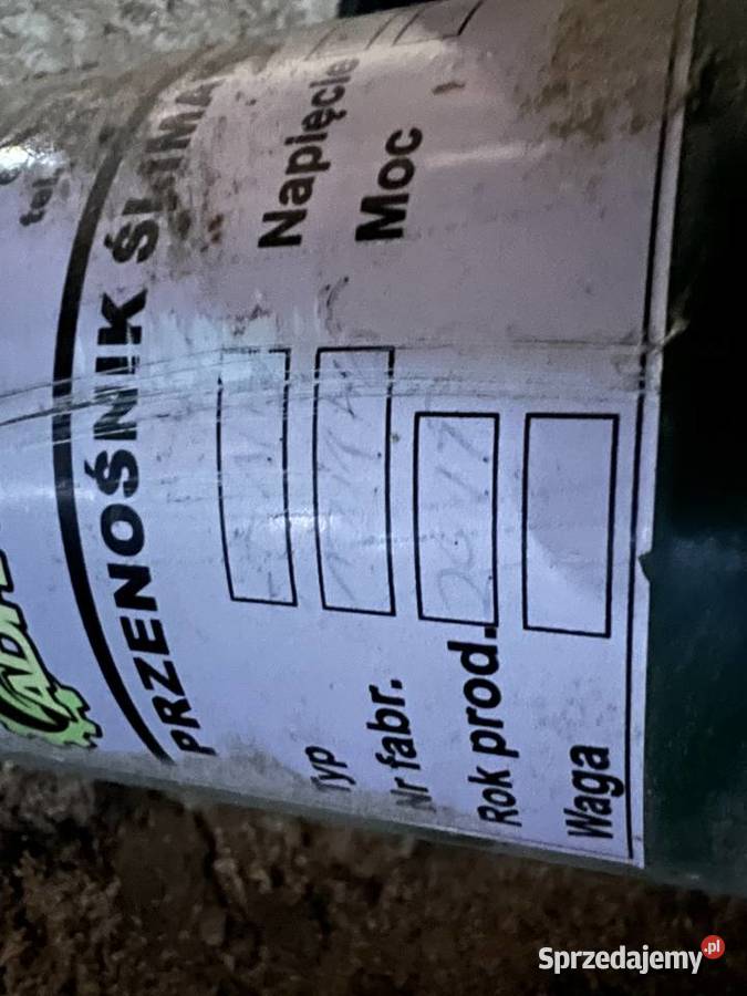 Przenośnik ślimakowy Adraf Stanów