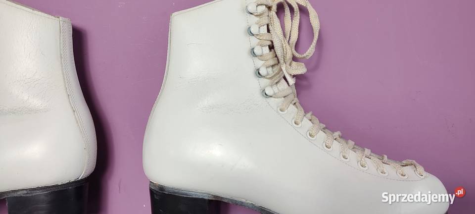 Skórzane łyżwy WIFA figurowe rozmiar 38 wkładka