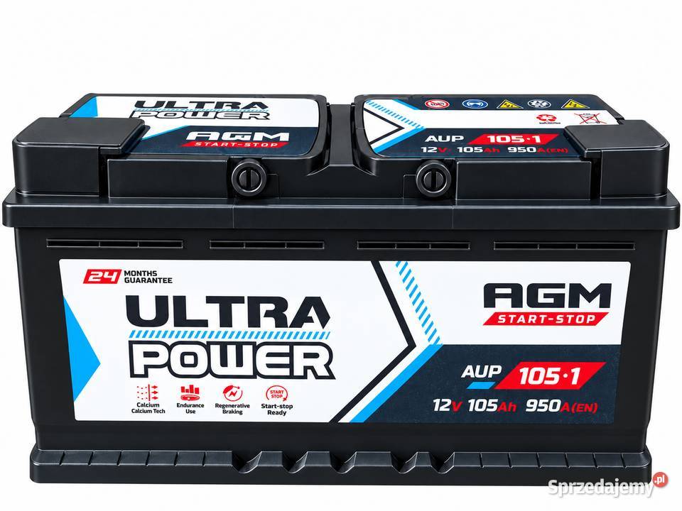 AKUMULATOR AGM ULTRA POWER 12V 105Ah 950A Siedlce