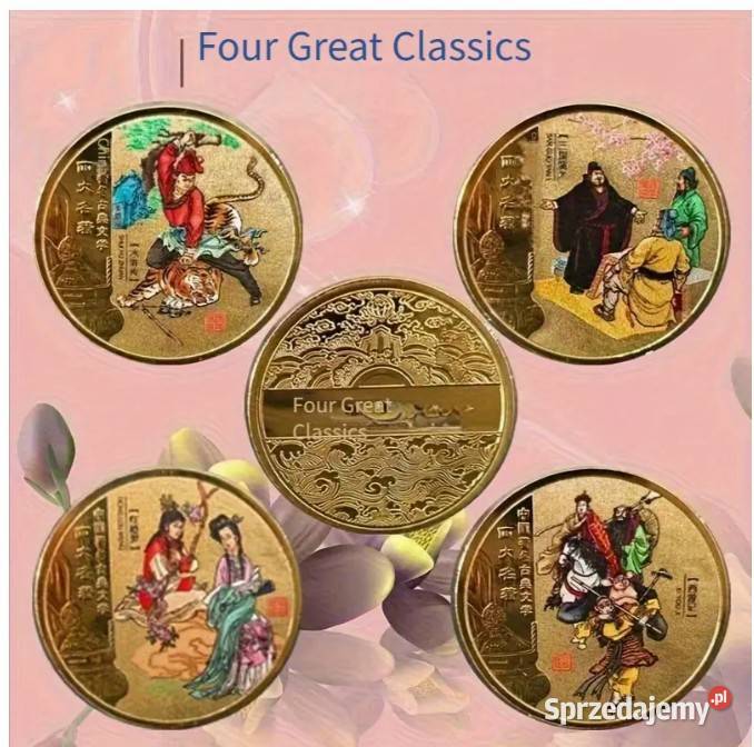 Kolekcjonerski zestaw monet medali postaci z Warszawa