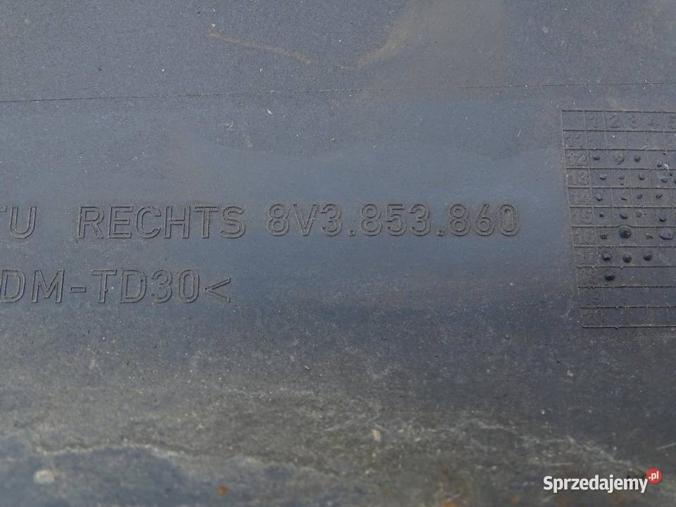 LISTWA NAKŁADKA PROGU PROGOWA PRAWA SLINE osobowe sprzedam